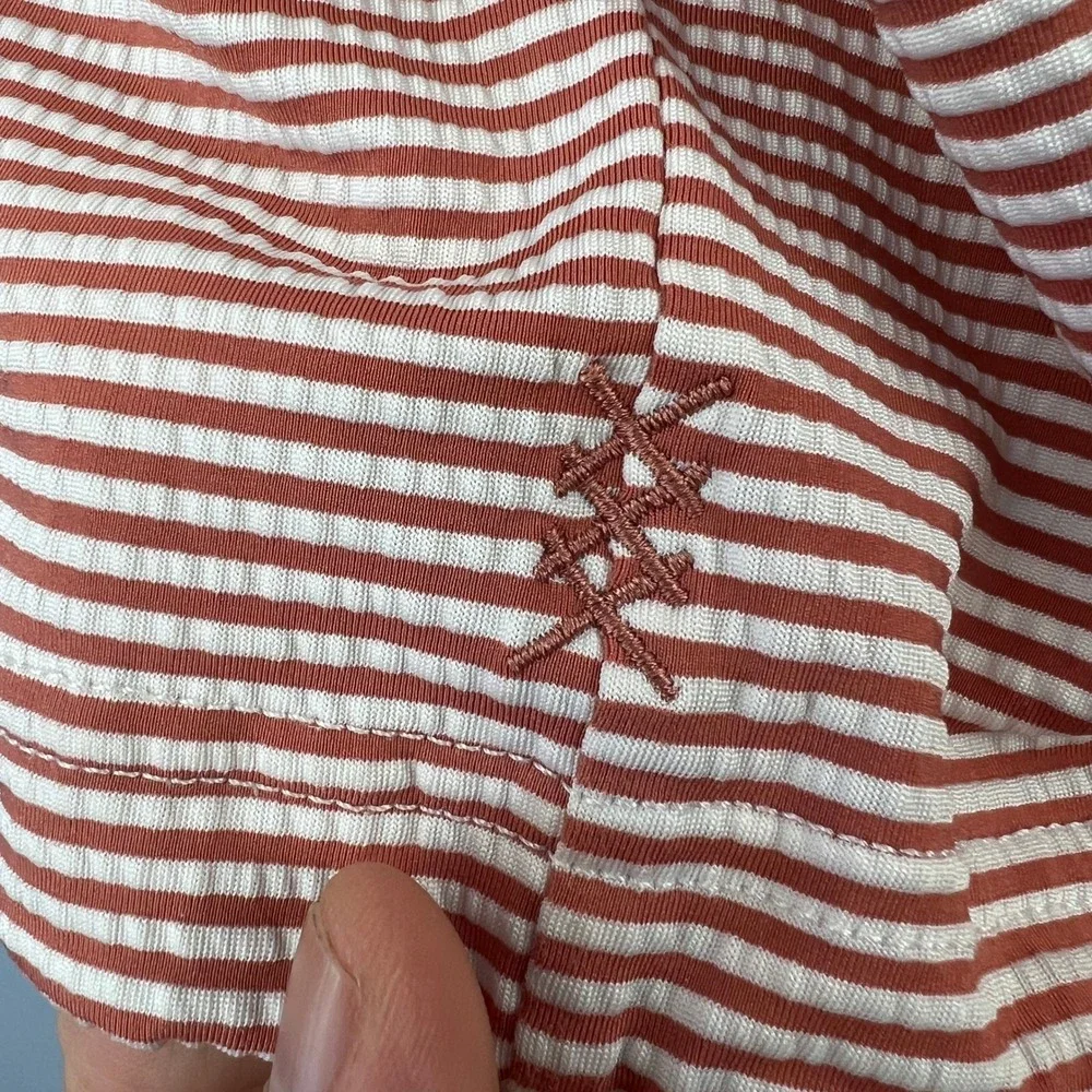 Rhone Mens Seersucker Striped Rec Camp Hoodie Size L Nantucket Performancewear - Picture 7 of 9